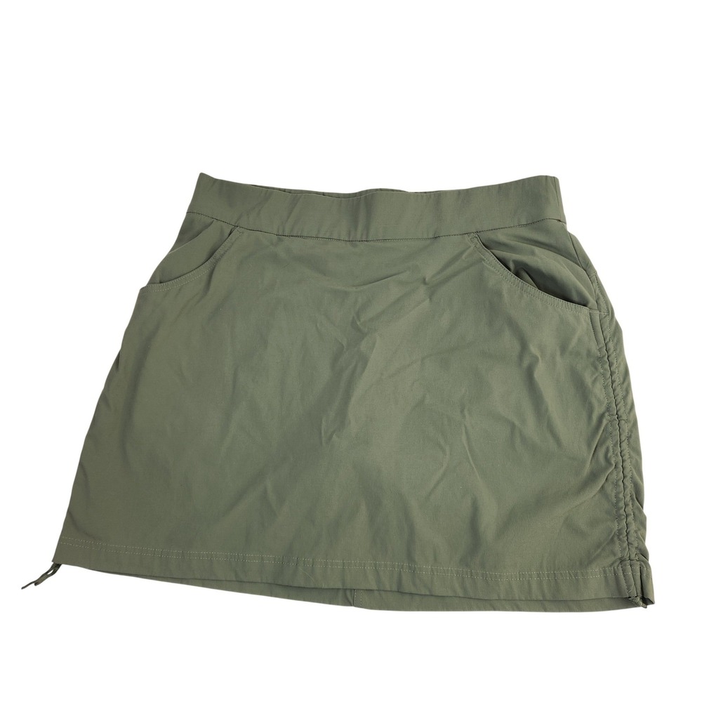 Columbia Omni Shield Skort Shorts Olive Green Size L Advanced Repellent Hiking